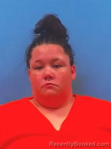 Mugshot of Shelby Ann Seranno booked in Yell County, Arkansas on July 9, 2026