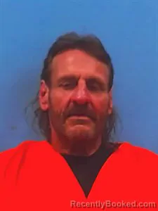 Mugshot of Gary Wayne Miller booked in Yell County, Arkansas on July 14, 2026