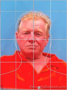 Mugshot of Keith Wayne Rogers booked in Yell County, Arkansas on August 16, 2026