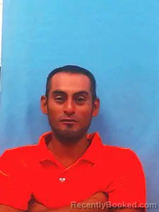 Mugshot of Jose Olan Manuel-Mendez booked in Yell County, Arkansas on August 22, 2026