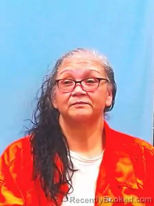 Mugshot of Monica Bernardo booked in Yell County, Arkansas on October 16, 2026