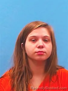 Mugshot of Kacie Clayton booked in Yell County, Arkansas on October 20, 2026