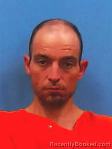 Mugshot of Bradley Doyle Emberson booked in Yell County, Arkansas on October 22, 2026