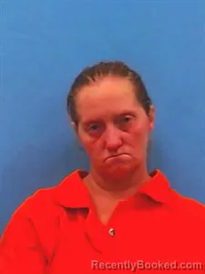 Mugshot of Amber Estelle Evens booked in Yell County, Arkansas on October 22, 2026