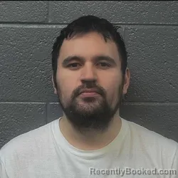 Mugshot of Santiago Castaneda Hernandez booked in Danville County, Virginia on August 21, 2026