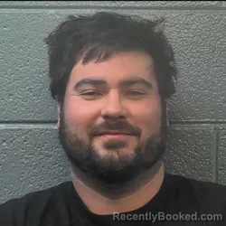Mugshot of Tyler Mark Sangbush booked in Danville County, Virginia on October 4, 2026