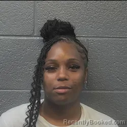 Mugshot of Myneathia Ladaja Bennett booked in Danville County, Virginia on July 7, 2026
