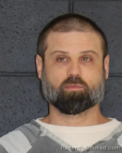 Mugshot of JUSTIN KEITH MORRIS booked in Hopkins County, Texas on March 19, 2026