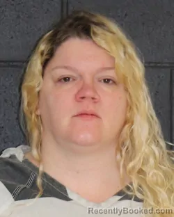 Mugshot of ERIN TAYLOR RUSHING booked in Hopkins County, Texas on March 20, 2026