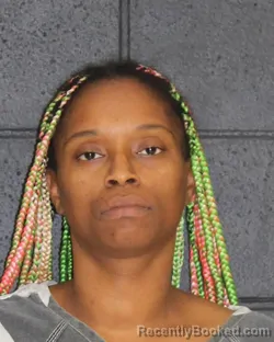 Mugshot of BRITTANY BRESHAY HARDEMAN booked in Hopkins County, Texas on April 4, 2026