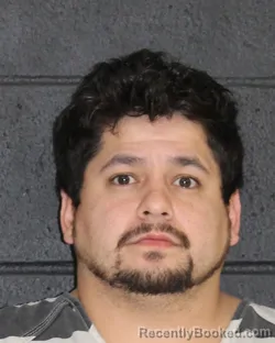 Mugshot of URIEL FIDENCIO GAONA booked in Hopkins County, Texas on May 12, 2026