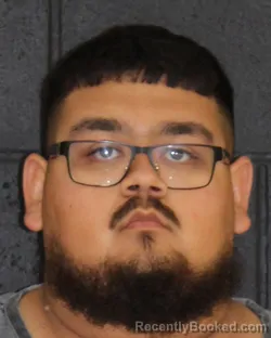 Mugshot of Juan Carlos Rodriguez booked in Hopkins County, Texas on August 15, 2026
