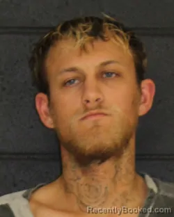 Mugshot of Kristopher Micah Dudley booked in Hopkins County, Texas on August 17, 2026