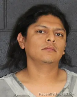Mugshot of Oscar Rene Santiago booked in Hopkins County, Texas on October 17, 2026