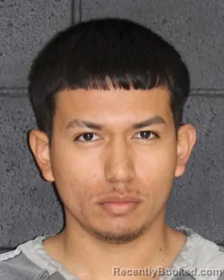 Mugshot of Brian Alexis Segovia booked in Hopkins County, Texas on October 23, 2026