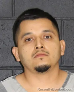 Mugshot of Oscar Flores booked in Hopkins County, Texas on October 24, 2026