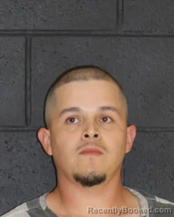 Mugshot of Javier Fransico Cuevas booked in Hopkins County, Texas on October 25, 2026