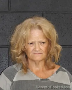 Mugshot of Martha Ann Johnson booked in Hopkins County, Texas on October 26, 2026