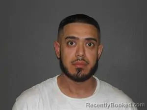 Mugshot of Emilio Esteven Osorio booked in Houston County, Texas on August 14, 2026