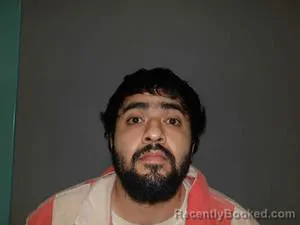 Mugshot of Emmanuel Garcia-Bonilla booked in Houston County, Texas on September 25, 2026
