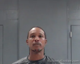 Mugshot of Ottugas Rechard Johnson booked in Hunt County, Texas on August 13, 2026