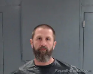 Mugshot of William Adam Rhodes booked in Hunt County, Texas on October 1, 2026