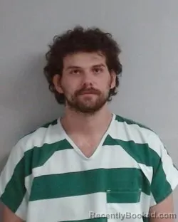 Mugshot of Hunter Wade Hoffman booked in Hutchinson County, Texas on April 9, 2026