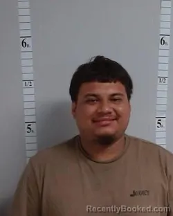 Mugshot of Giovanni Vasquez Echeverria booked in Hutchinson County, Texas on June 14, 2026