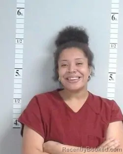 Mugshot of Janiah Shawntae Loftis booked in Hutchinson County, Texas on July 2, 2026