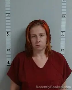 Mugshot of Ireland Mary Barker booked in Hutchinson County, Texas on July 13, 2026