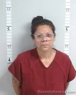 Mugshot of Sandra Patricia Lara booked in Hutchinson County, Texas on July 21, 2026