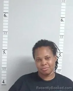 Mugshot of Leshia Samoan Walker booked in Hutchinson County, Texas on August 1, 2026