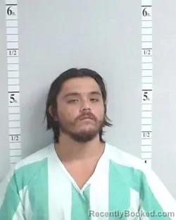 Mugshot of Moses Rodriguez booked in Hutchinson County, Texas on September 15, 2026