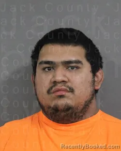 Mugshot of JUAN VALENTIN DIAZ booked in Jack County, Texas on March 19, 2026