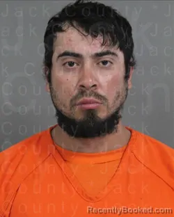 Mugshot of ALEJANDRO TINAJERO booked in Jack County, Texas on March 30, 2026