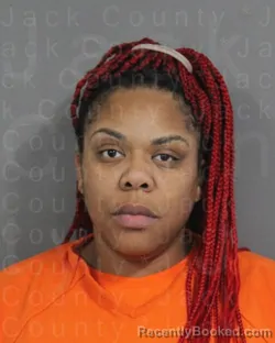 Mugshot of MELISSA BUSH booked in Jack County, Texas on April 2, 2026