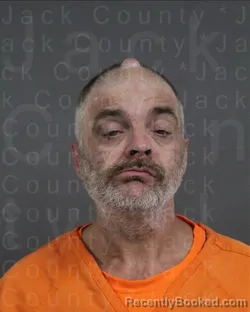 Mugshot of JOHNNY DWAYNE MOORE booked in Jack County, Texas on April 22, 2026