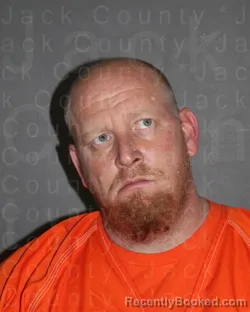 Mugshot of CHAD ALLEN DUNN booked in Jack County, Texas on May 8, 2026