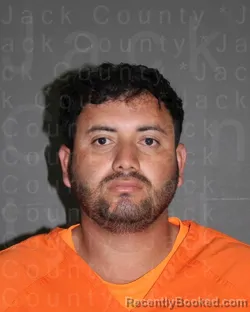Mugshot of LUIS Ramon BAQUEDANO-MEMBRENO booked in Jack County, Texas on June 3, 2026