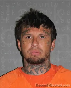 Mugshot of KODY BONER booked in Jack County, Texas on July 9, 2026