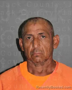 Mugshot of JOSE A SALINAS booked in Jack County, Texas on July 18, 2026