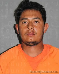 Mugshot of YAHIR ENOC ZAPATA HERRERA booked in Jack County, Texas on July 24, 2026