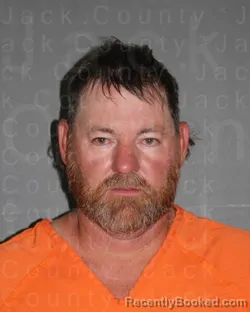 Mugshot of Monty James Bond booked in Jack County, Texas on August 13, 2026