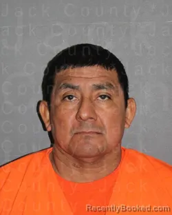 Mugshot of Raul Hernan Garcia-Ayala booked in Jack County, Texas on August 28, 2026