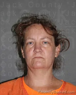 Mugshot of April Joyce booked in Jack County, Texas on September 10, 2026