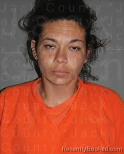 Mugshot of Danielle Ranee Nunnery booked in Jack County, Texas on September 13, 2026