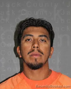 Mugshot of Kylan Kain Campos booked in Jack County, Texas on September 19, 2026