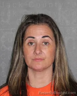 Mugshot of Amanda Renee Spence booked in Jack County, Texas on September 22, 2026