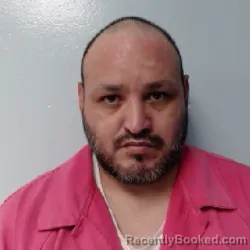 Mugshot of RENE GARCIA booked in Jim Wells County, Texas on April 22, 2026