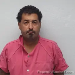 Mugshot of Salvador Garcia booked in Jim Wells County, Texas on August 8, 2026